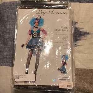 NIP Halloween Mad Hatter Ladies Adult Costume M/L